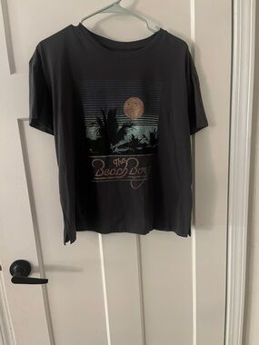 The Beach Boys Graphic Tee - Women's Short Sleeve, Charcoal
